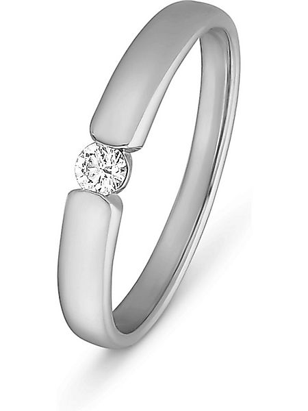 CHRIST Diamantring CHRIST Damen-Damenring 585er Weißgold 1 Diamant günstig online kaufen