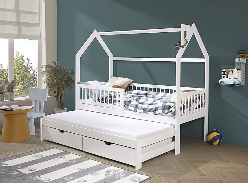 thematys Hausbett mit Ausziehbett Kinderbett und günstig online kaufen