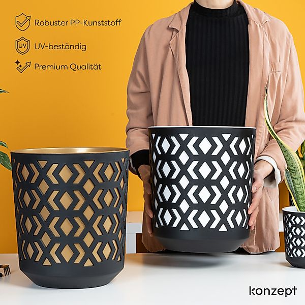 KONZEPT Blumentopf 30 cm Durchmesser, großer günstig online kaufen