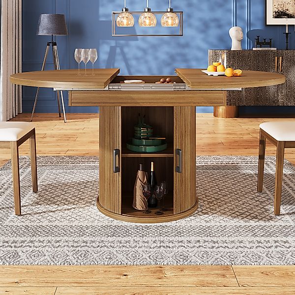 KLAM HOME Esstisch Esstisch ausziehbar, Esszimmertisch, günstig online kaufen