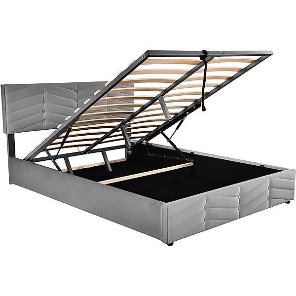 Sweiko Polsterbett, 140*200cm Hydraulisches Doppelbett mit günstig online kaufen