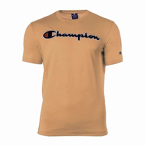 Champion Herren T-Shirt - Crew Neck, Rundhals, Cotton, großes Logo, einfarb günstig online kaufen
