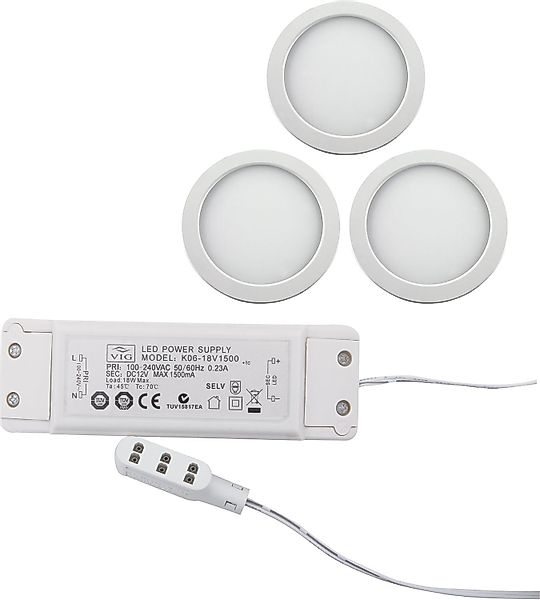 Ritos LED-Leuchtmittel RITOS LED Downlight-Set, 3 günstig online kaufen
