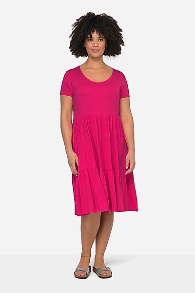 Janet & Joyce Midikleid Jerseykleid Rundhals günstig online kaufen