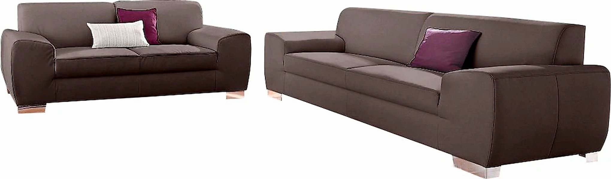 DOMO collection Polstergarnitur "Ricardo kubisch, modern und elegant, beque günstig online kaufen