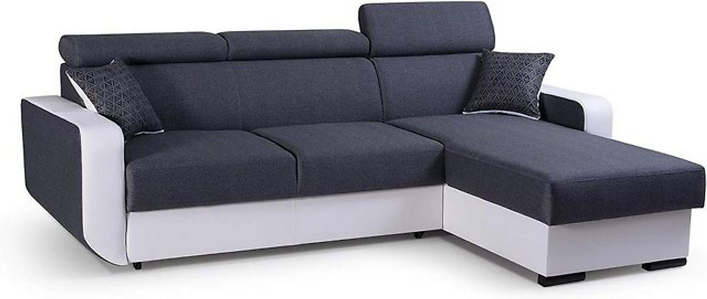 MOEBLO Ecksofa PEDRO, Universelle Ottomane Eckcouch Sofa Couch Wohnlandscha günstig online kaufen