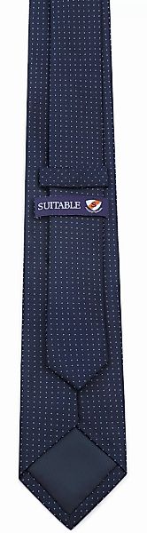 Suitable Krawatte Seide Punkte Navy - günstig online kaufen