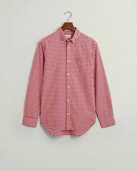 Gant Outdoorhemd Regular Fit Popeline Bluse mit Vichy-Karo günstig online kaufen