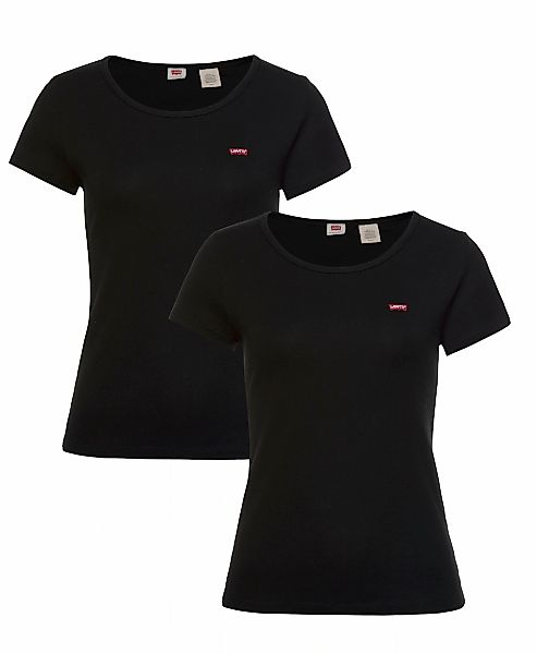 Levis T-Shirt "Mini-Logo", (Packung, 2 tlg.), mit kleiner Markenlogo-Sticke günstig online kaufen