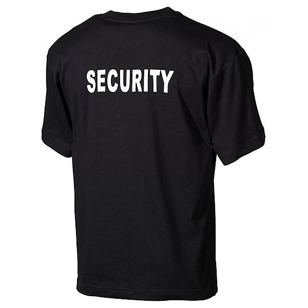 MFH T-Shirt T-Shirt, schwarz, Security, bedruckt günstig online kaufen