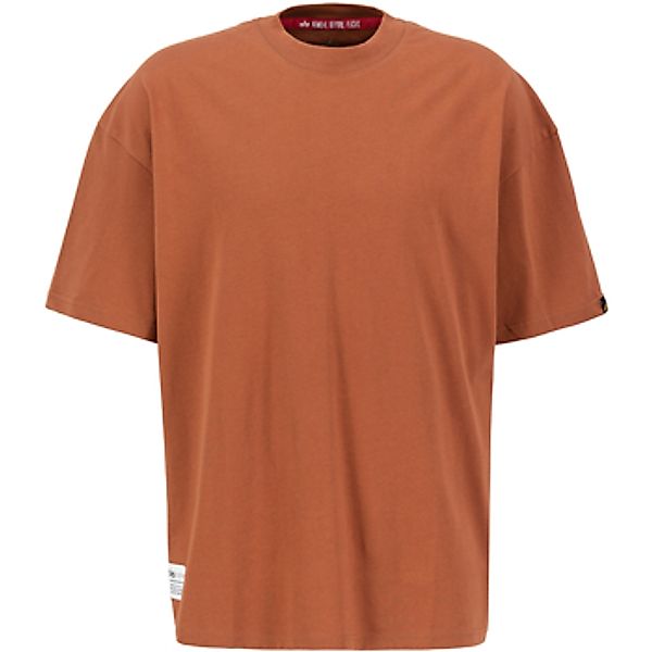 Alpha Industries  T-Shirt Logo Backprint T-Shirt - hazel brown günstig online kaufen