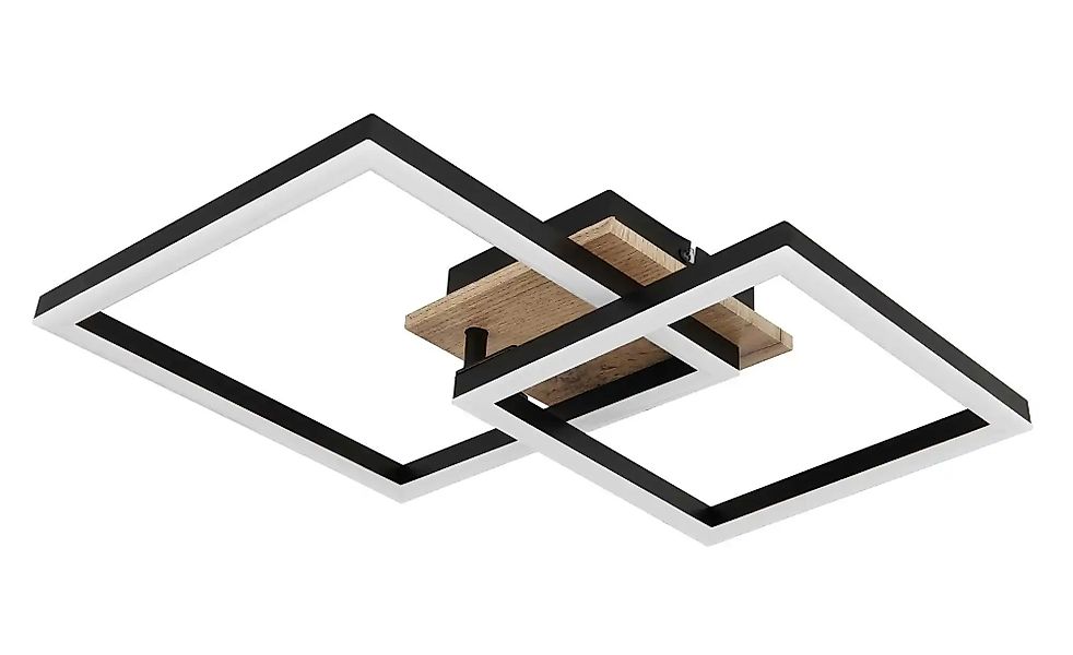 Globo Lighting Deckenleuchte   ¦ schwarz ¦ Maße (cm): B: 53 H: 9 T: 38.0 La günstig online kaufen