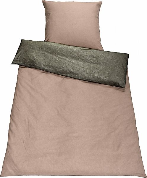 SETEX Wendebettwäsche "Chambray" 2 Stk. mit Wendefunktion günstig online kaufen