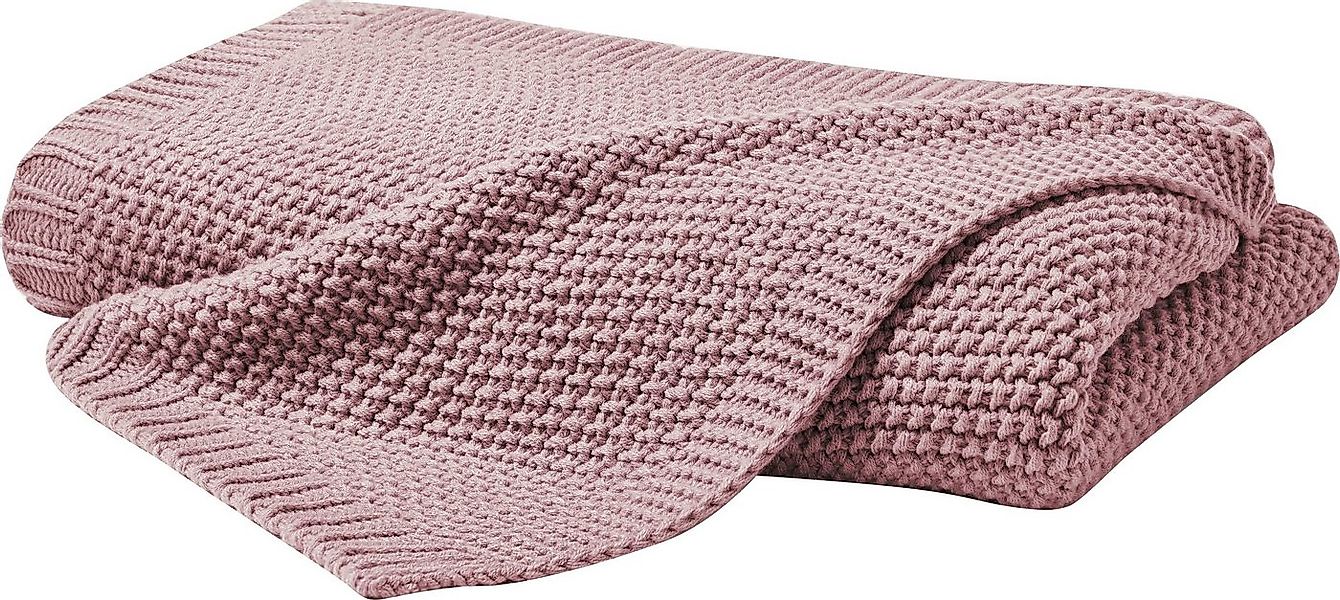 Wohndecke Strick, Primera, mit einer hochwertigen Randverarbeitung, Kuschel günstig online kaufen