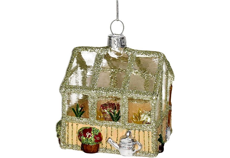 HD Collection Christbaumschmuck, Christbaumschmuck Glas 7m Gartenhaus Figur günstig online kaufen