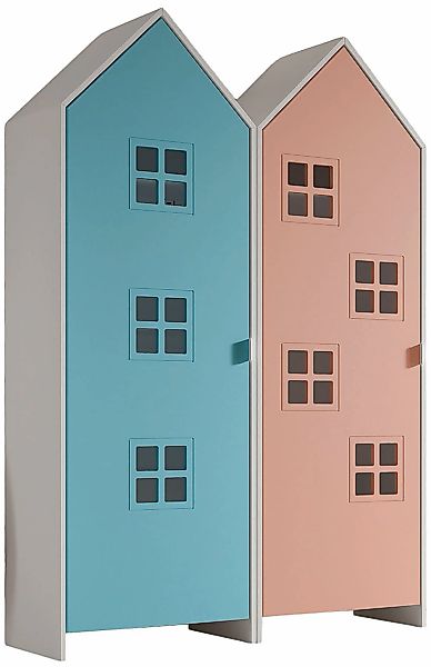 Vipack Kleiderschrank "Set Casami Bruges in trendigem Design, 2 Kleiderschr günstig online kaufen
