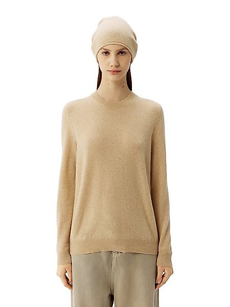 GOBI Cashmere Rundhalspullover Naturfarbe 99€ Kaschmir-Set aus Pullover und günstig online kaufen