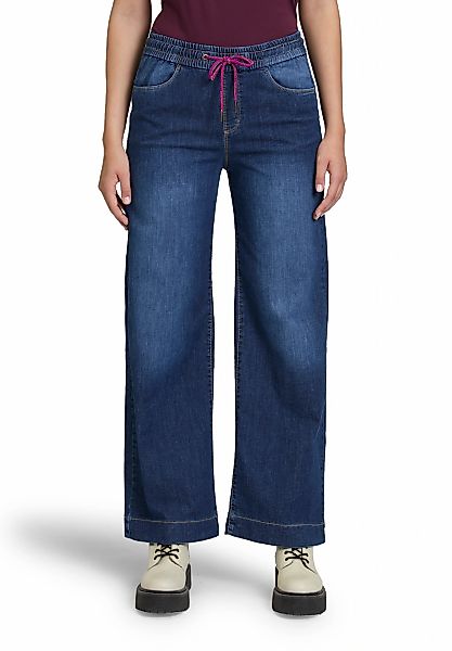 Cartoon Slim-fit-Jeans "Damen mit weitem Bein" günstig online kaufen