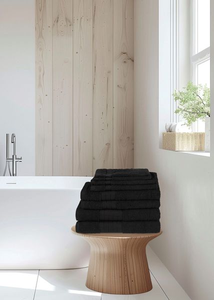 good morning Handtuch Set »Uni« Baumwolle, Walkfrottee, Bordüre, 500 GSM, E günstig online kaufen