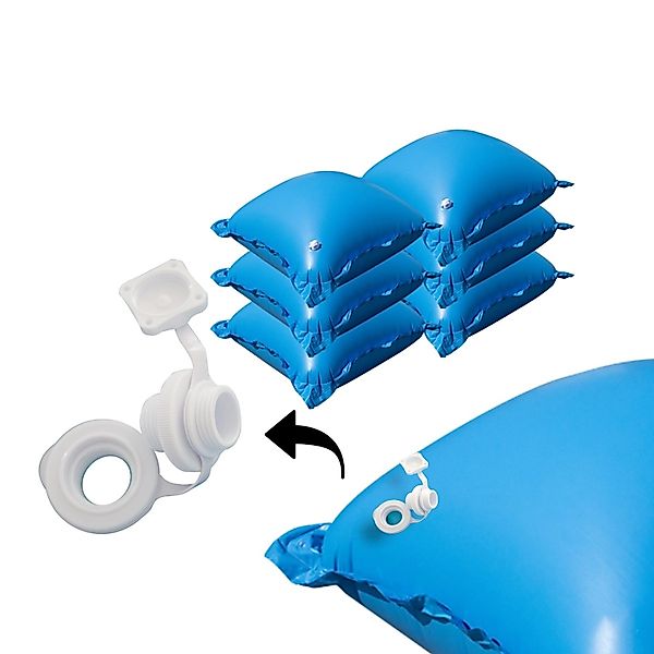 Evolution 6 Poolkissen Luftkissen Winter Abdeckung Polster Pool mit Ösen Se günstig online kaufen