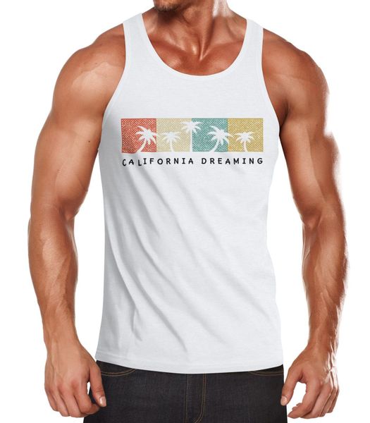 Neverless Tanktop Herren Tank Top California günstig online kaufen
