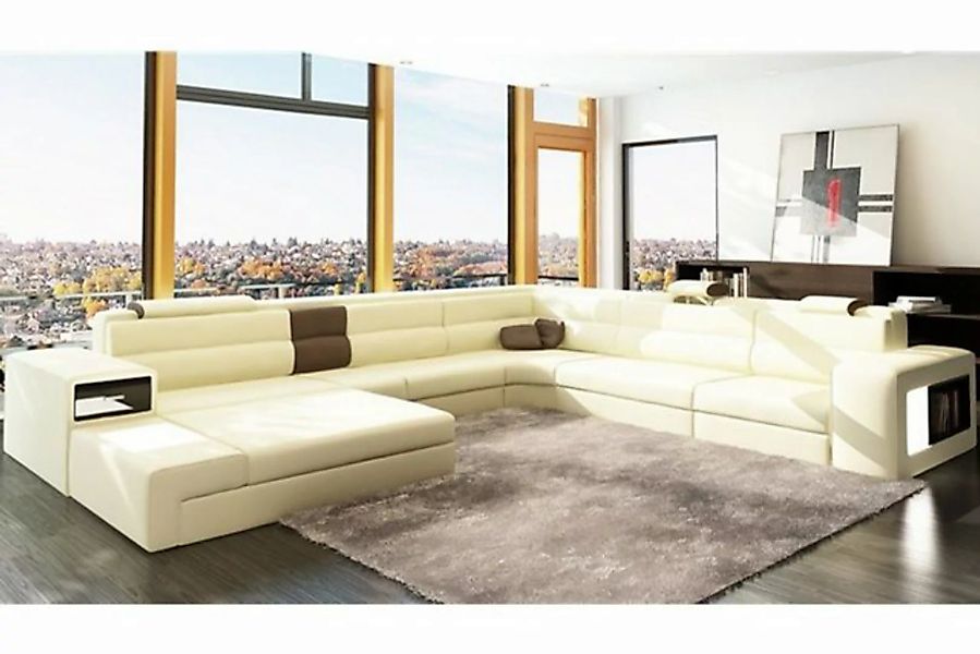 JVmoebel Ecksofa, Couch Wohnlandschaft Eck Garnitur Design Modern Sofa U-Fo günstig online kaufen