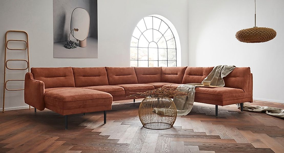 Home affaire "Nordfyn U-Form" edles Design in 3 Bezugsqualitäten, Design by günstig online kaufen