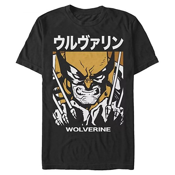 Marvel - X-Men - Wolverine Kanji Block - Männer T-Shirt günstig online kaufen