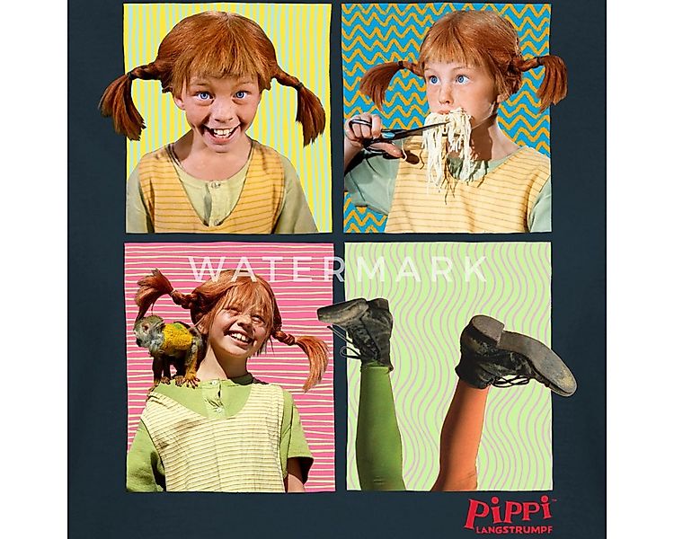 Spreadshirt T-Shirt Pippi Langstrumpf Portraits Von Pippi Frauen T-Shirt (1 günstig online kaufen
