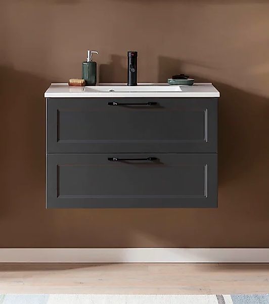 welltime Waschtisch »Lana«, Badmöbel inkl. Waschbecken, 80 cm breit günstig online kaufen