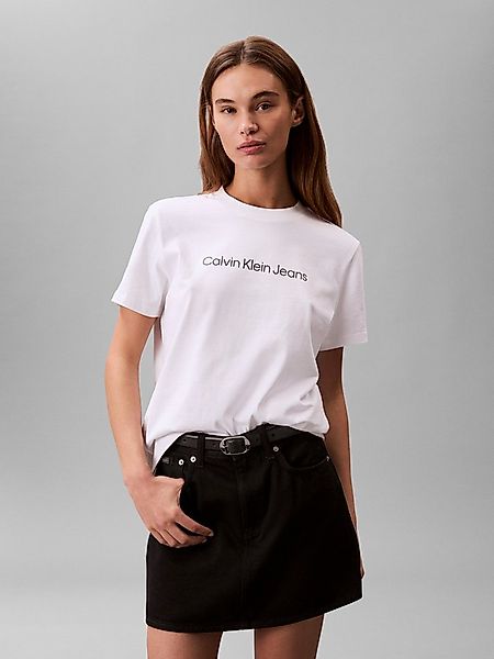 Calvin Klein Jeans T-Shirt mit Logoschriftzug günstig online kaufen