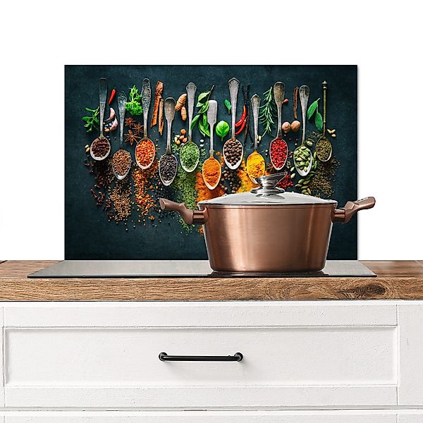 MuchoWow Küchenrückwand Löffel - Gewürze - günstig online kaufen