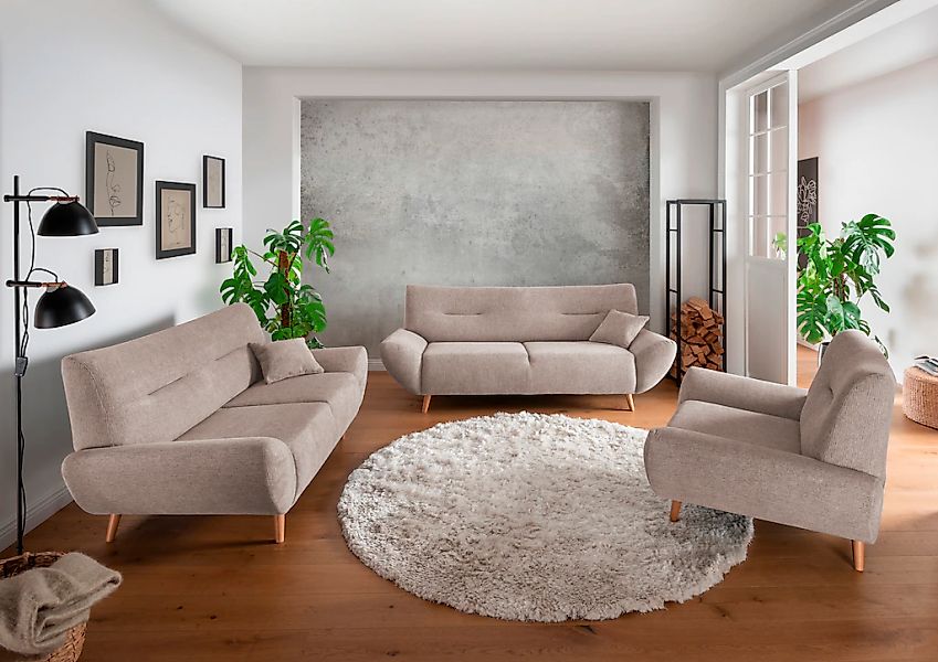 Home affaire Polstergarnitur "Drago elegant und zeitlos, komfortabel, moder günstig online kaufen