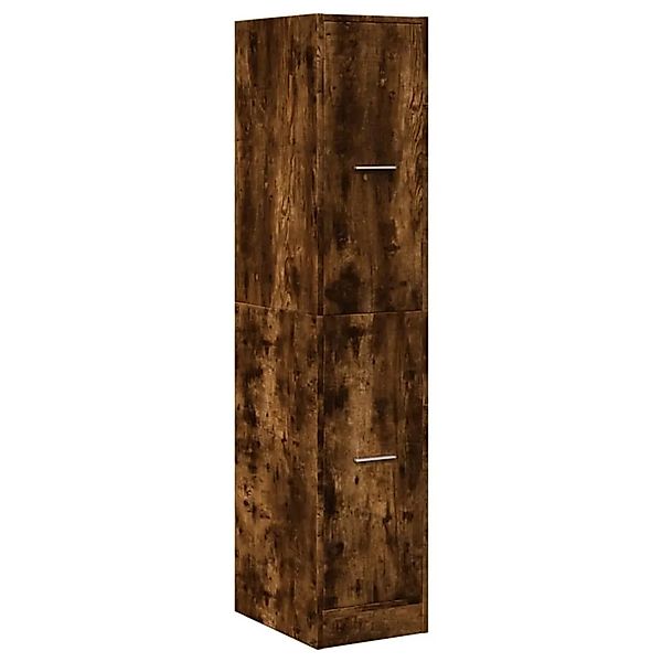 vidaXL Apothekerschrank Räuchereiche 30x41x144,5 cm Holzwerkstoff 855173 günstig online kaufen