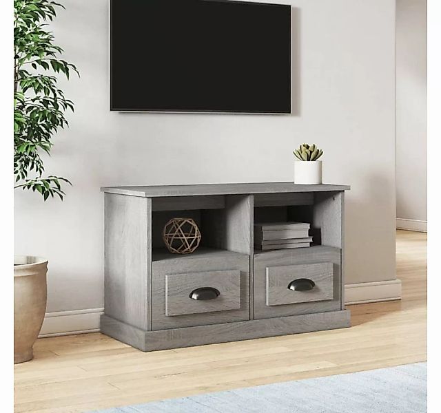 furnicato TV-Schrank Grau Sonoma 80x35x50 cm Holzwerkstoff günstig online kaufen