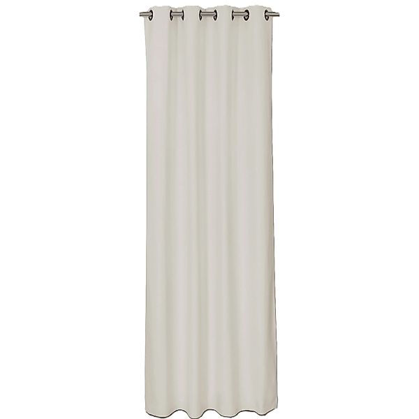 Moondream Wärmeschutzvorhang Cocoon mit Ösen 135 cm x 250 cm Hellgrau günstig online kaufen