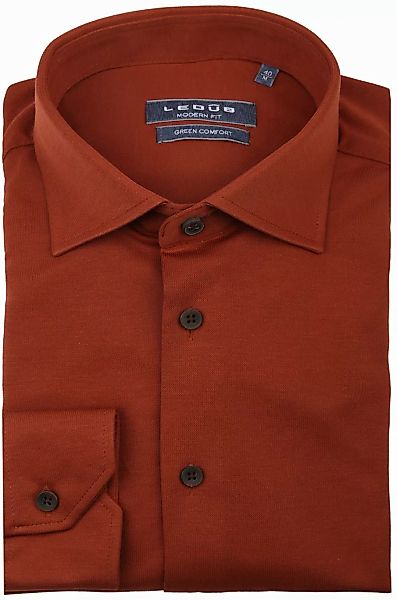 Ledub Hemd Tricot Orange - Größe 43 günstig online kaufen
