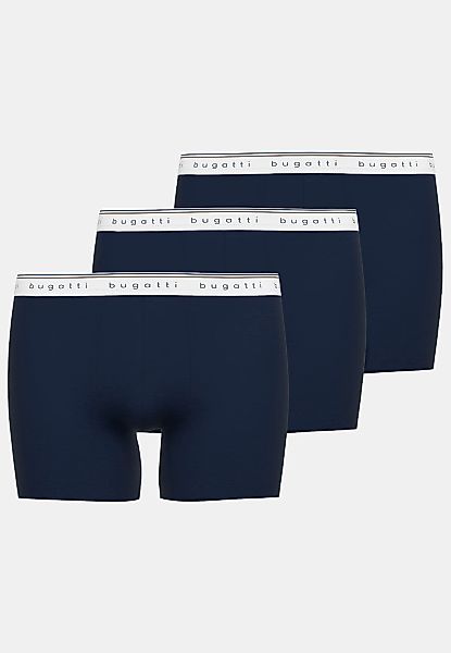 bugatti Boxershorts "Pisa", (3er Pack), Mit elastischem Logobund günstig online kaufen