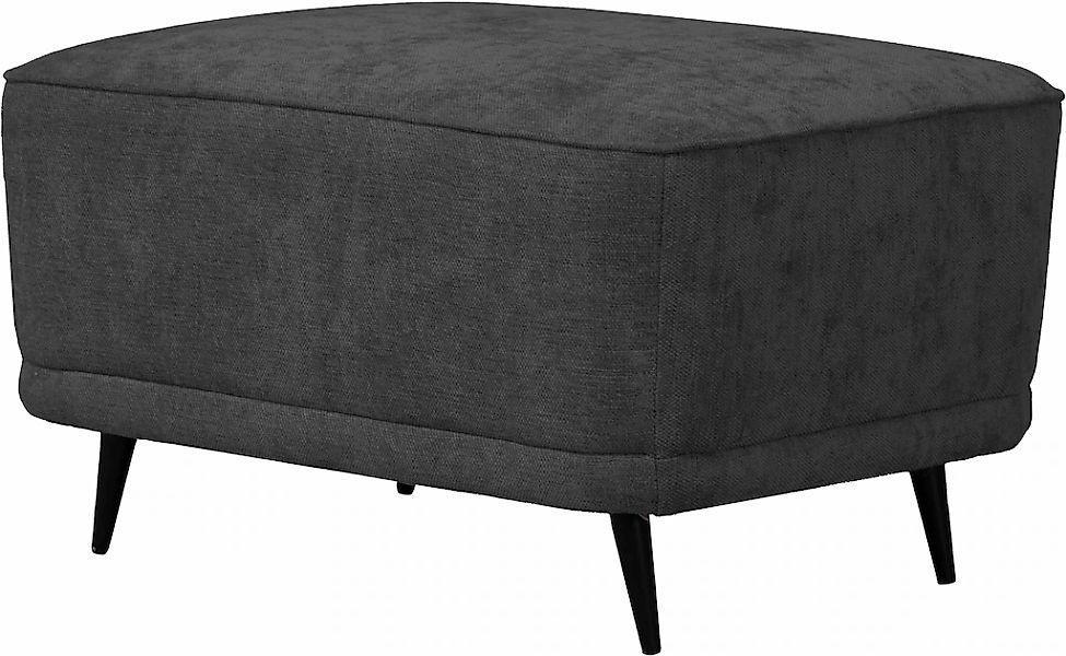 Home affaire Polsterhocker "Ashly" in 3 Bezugsvarianten, Bouclé, Samtoptik günstig online kaufen