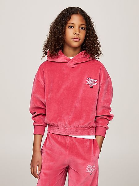 Tommy Hilfiger Hoodie TH SCRIPT VELOUR günstig online kaufen