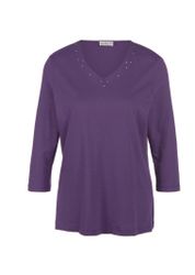 GOLDNER 3/4-Arm-Shirt T-Shirt mit charmantem Ausschnitt günstig online kaufen