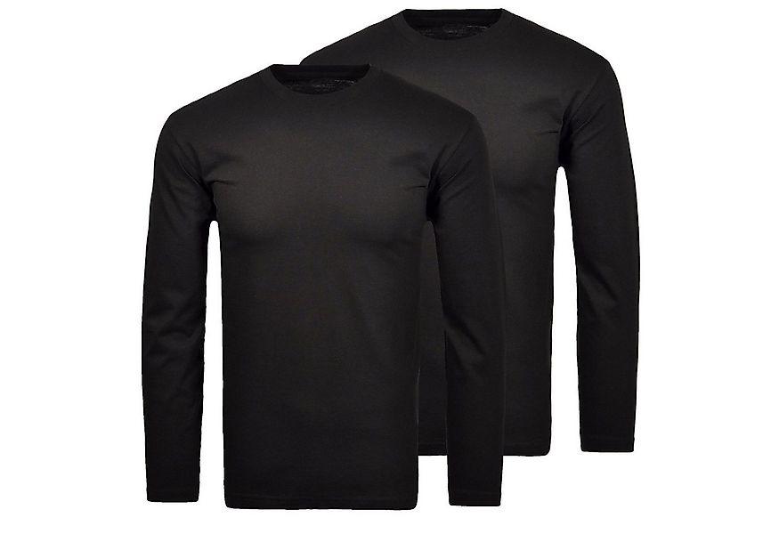 RAGMAN Longsleeve 400180 mit Rundhals-Ausschnitt im 1er, 2er oder 3er SPARP günstig online kaufen