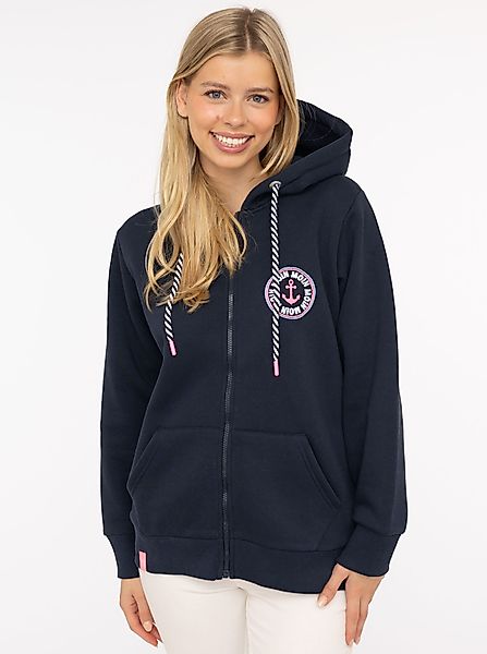 Zwillingsherz Kapuzensweatjacke "Anker Kreis Classic" Langarm, günstig online kaufen