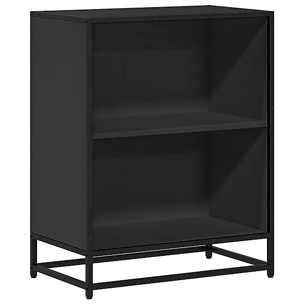 vidaXL Bücherregal Schwarz 60x35x76 cm Holzwerkstoff 849099 günstig online kaufen