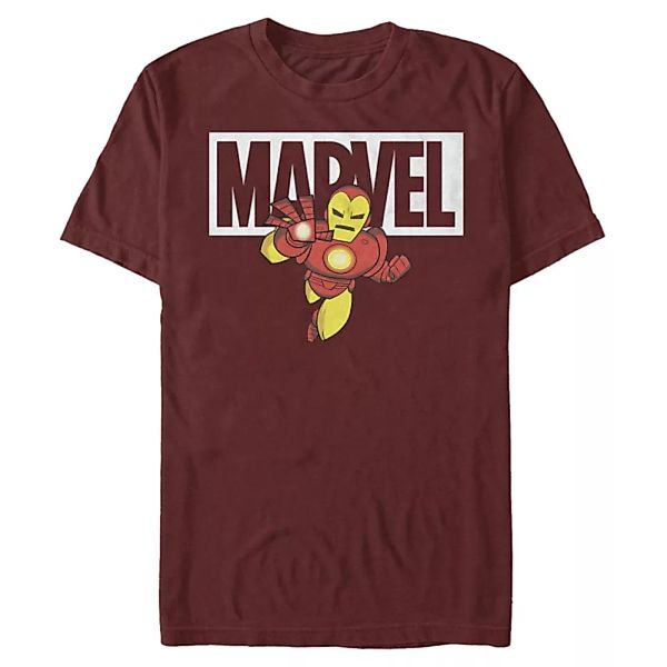 Marvel - Avengers - Iron Man Brick Iron - Männer T-Shirt günstig online kaufen