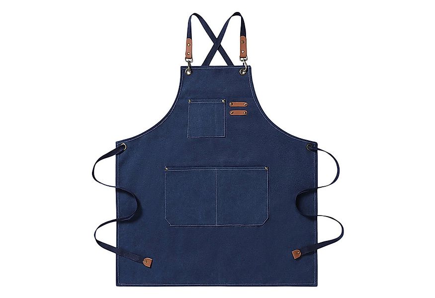 Refttenw Kochschürze Kochschürze Schürze,Grillschürze werkenschürze,mit 2 T günstig online kaufen