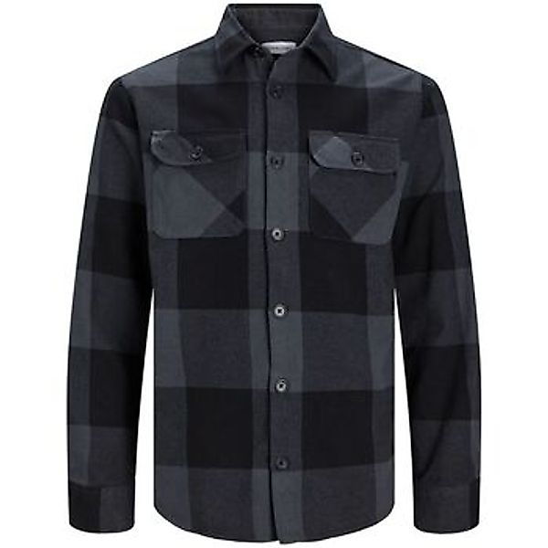 Jack & Jones  Hemdbluse 12248409 DARREN-ASPHALT günstig online kaufen