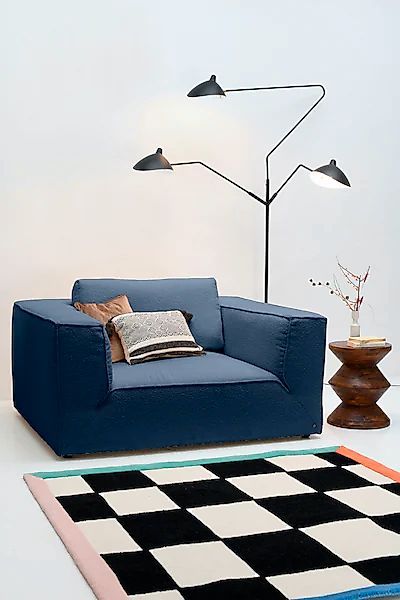 TOM TAILOR HOME Loveseat »BIG CUBE STYLE«, mit bequemen Stegkissen, extra g günstig online kaufen
