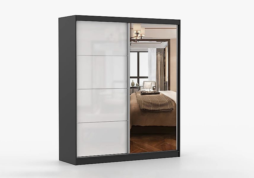 imoebel24 Schwebetürenschrank MULTI 35 183 cm günstig online kaufen