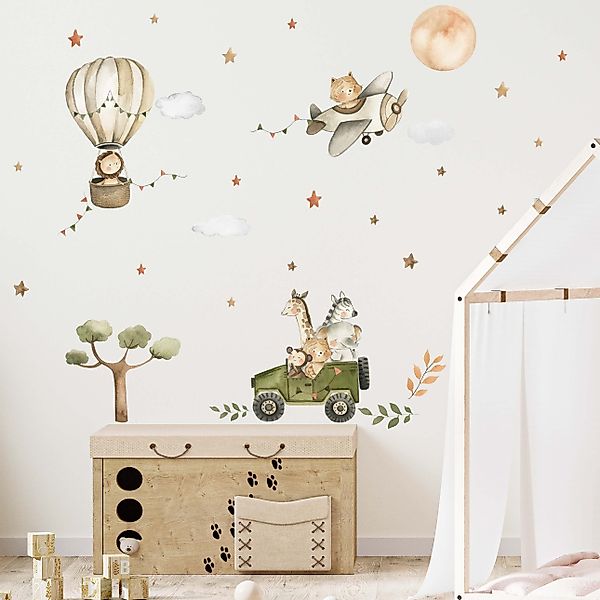 WANDKIND Wandtattoo Safari V368 (Safari), Wieder günstig online kaufen